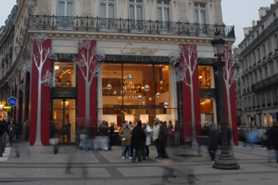 Holiday Shopping at Cartier, Paris (c) 2006 Ted Grellner