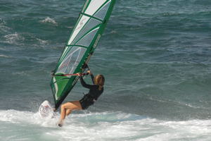 Travel that includes recreation is fun / Windsurfing in Hawaii - (c) 2007 Ted Grellner